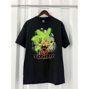 Vintage 2006 WWE Vengeance T Shirt DX Reunion Shawn Michaels Triple H Large Y2K